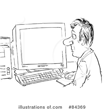 Computers Clipart #84369 by Alex Bannykh