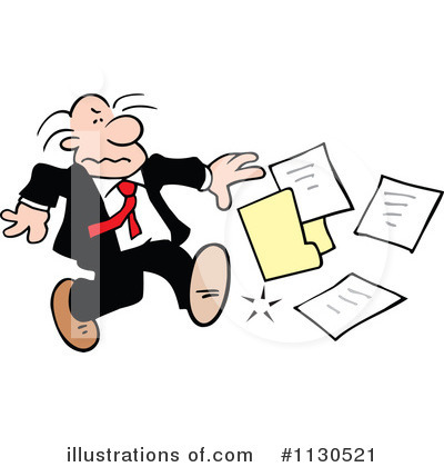 Business Man Clipart #1130521 by Johnny Sajem