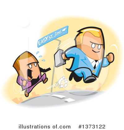 Royalty-Free (RF) Business Man Clipart Illustration by Clip Art Mascots - Stock Sample #1373122