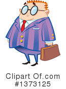 Business Man Clipart #1373125 by Clip Art Mascots