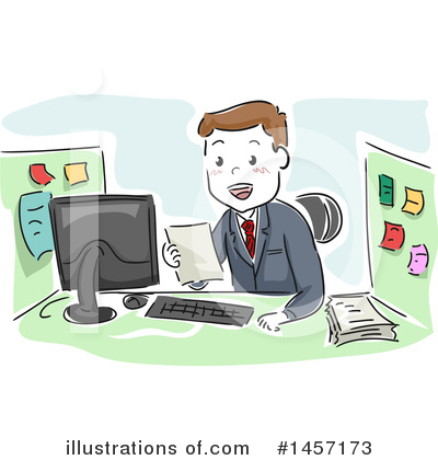 Royalty-Free (RF) Business Man Clipart Illustration by BNP Design Studio - Stock Sample #1457173