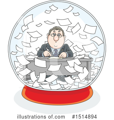 Royalty-Free (RF) Business Man Clipart Illustration by Alex Bannykh - Stock Sample #1514894