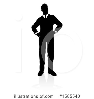 Royalty-Free (RF) Business Man Clipart Illustration by AtStockIllustration - Stock Sample #1585540