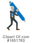 Business Man Clipart #1651763 by AtStockIllustration