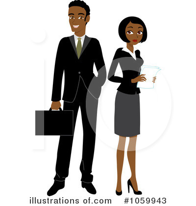 Royalty-Free (RF) Business Team Clipart Illustration by Rosie Piter - Stock Sample #1059943