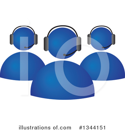 Call Center Clipart #1344151 by ColorMagic