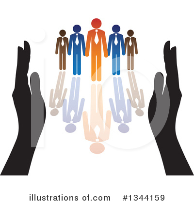 Royalty-Free (RF) Business Team Clipart Illustration by ColorMagic - Stock Sample #1344159