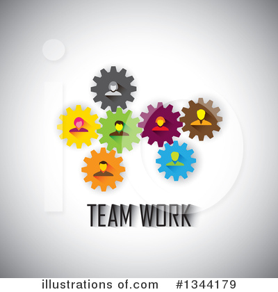 Royalty-Free (RF) Business Team Clipart Illustration by ColorMagic - Stock Sample #1344179