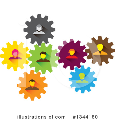 Royalty-Free (RF) Business Team Clipart Illustration by ColorMagic - Stock Sample #1344180