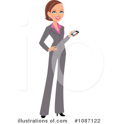 Business Woman Clipart #1087122 by Monica