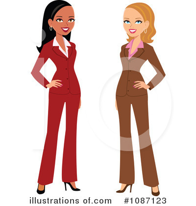 Businesswoman Clipart #1087123 by Monica