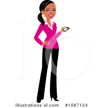 Black Woman Clipart #1087124 by Monica