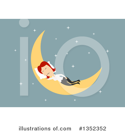 Sleeping Clipart #1352352 by Vector Tradition SM