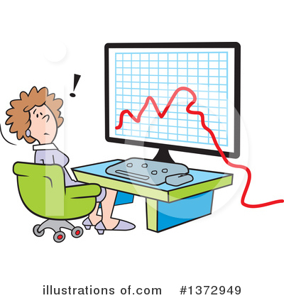 Bookkeeper Clipart #1372949 by Johnny Sajem