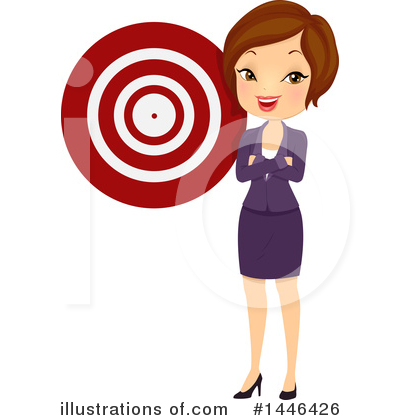 Royalty-Free (RF) Business Woman Clipart Illustration by BNP Design Studio - Stock Sample #1446426