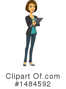Business Woman Clipart #1484592 by Amanda Kate