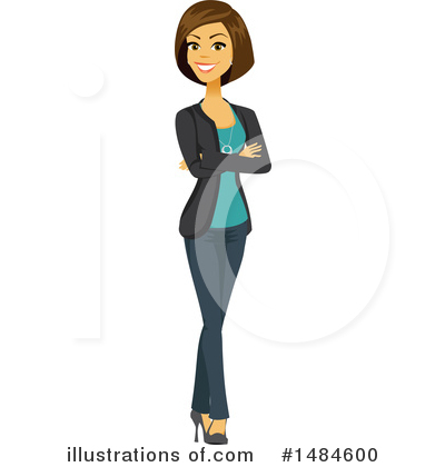 Royalty-Free (RF) Business Woman Clipart Illustration by Amanda Kate - Stock Sample #1484600