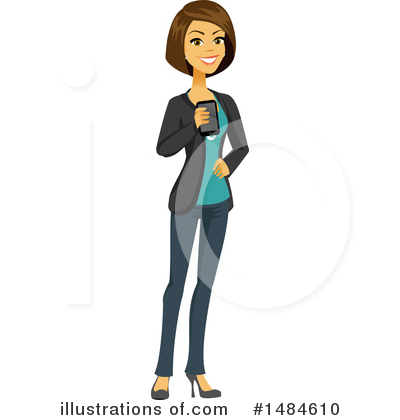 Royalty-Free (RF) Business Woman Clipart Illustration by Amanda Kate - Stock Sample #1484610