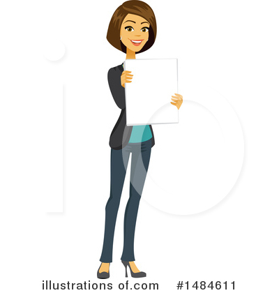 Royalty-Free (RF) Business Woman Clipart Illustration by Amanda Kate - Stock Sample #1484611