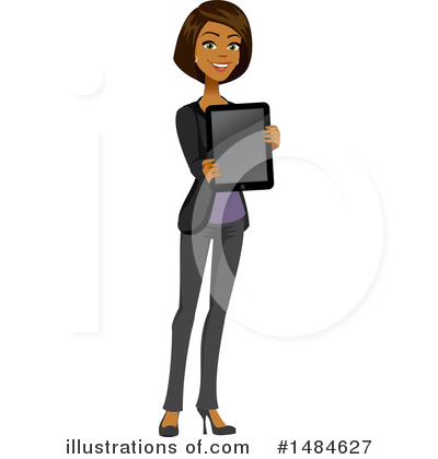 Royalty-Free (RF) Business Woman Clipart Illustration by Amanda Kate - Stock Sample #1484627