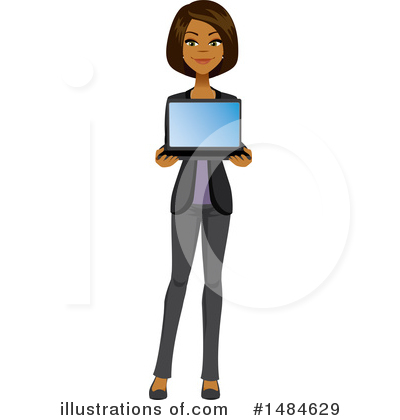 Royalty-Free (RF) Business Woman Clipart Illustration by Amanda Kate - Stock Sample #1484629