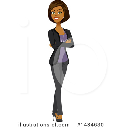 Royalty-Free (RF) Business Woman Clipart Illustration by Amanda Kate - Stock Sample #1484630