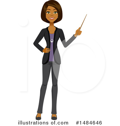 Royalty-Free (RF) Business Woman Clipart Illustration by Amanda Kate - Stock Sample #1484646