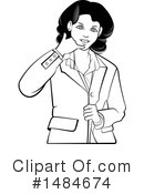 Business Woman Clipart #1484674 by Lal Perera