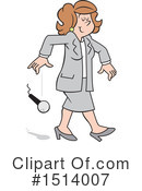 Business Woman Clipart #1514007 by Johnny Sajem