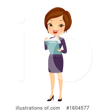 Royalty-Free (RF) Business Woman Clipart Illustration by BNP Design Studio - Stock Sample #1604577