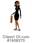 Business Woman Clipart #1608370 by peachidesigns