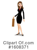 Business Woman Clipart #1608371 by peachidesigns