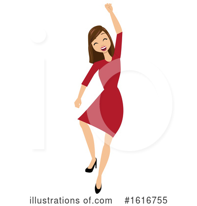 Royalty-Free (RF) Business Woman Clipart Illustration by peachidesigns - Stock Sample #1616755