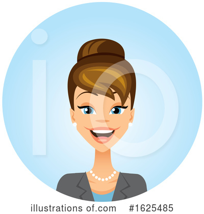 Royalty-Free (RF) Business Woman Clipart Illustration by Amanda Kate - Stock Sample #1625485