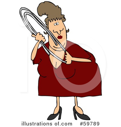 Royalty-Free (RF) Business Woman Clipart Illustration by djart - Stock Sample #59789