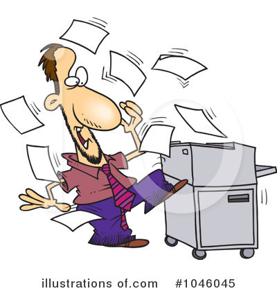 Copiers Clipart #1046045 by toonaday