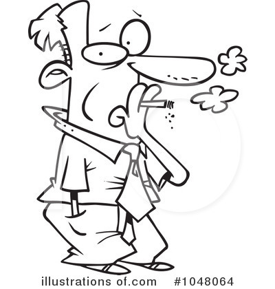 Smoker Clipart #1048064 by toonaday