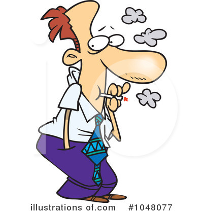 Smoking Clipart #1048077 by toonaday
