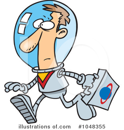Astronaut Clipart #1048355 by toonaday