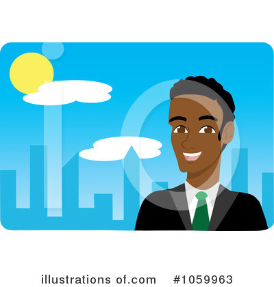 Royalty-Free (RF) Businessman Clipart Illustration by Rosie Piter - Stock Sample #1059963