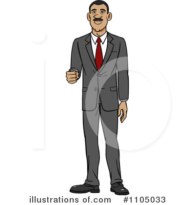 Royalty-Free (RF) Businessman Clipart Illustration by Cartoon Solutions - Stock Sample #1105033
