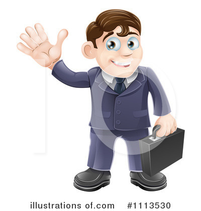 Royalty-Free (RF) Businessman Clipart Illustration by AtStockIllustration - Stock Sample #1113530
