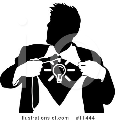 Royalty-Free (RF) Businessman Clipart Illustration by AtStockIllustration - Stock Sample #11444