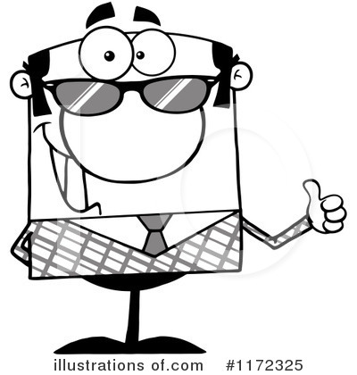 Royalty-Free (RF) Businessman Clipart Illustration by Hit Toon - Stock Sample #1172325