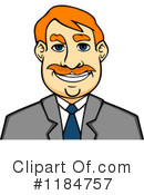 Businessman Clipart #1184757 by Vector Tradition SM