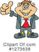 Businessman Clipart #1273638 by Dennis Holmes Designs