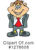 Businessman Clipart #1278608 by Dennis Holmes Designs