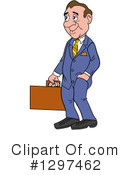 Businessman Clipart #1297462 by LaffToon