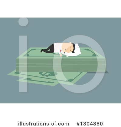 Sleeping Clipart #1304380 by Vector Tradition SM