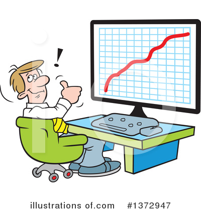 Bookkeeper Clipart #1372947 by Johnny Sajem